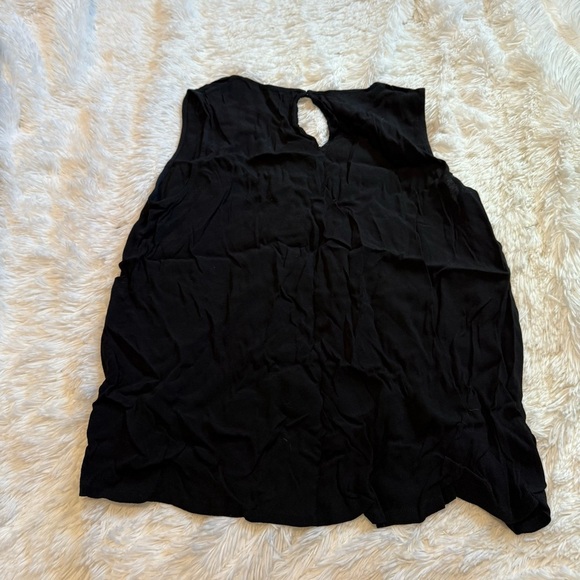 Madewell Black V-Neck Tank Blouse - Picture 2 of 4